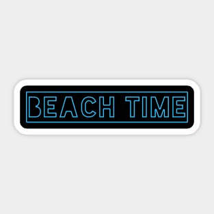 BEACH TIME Sticker